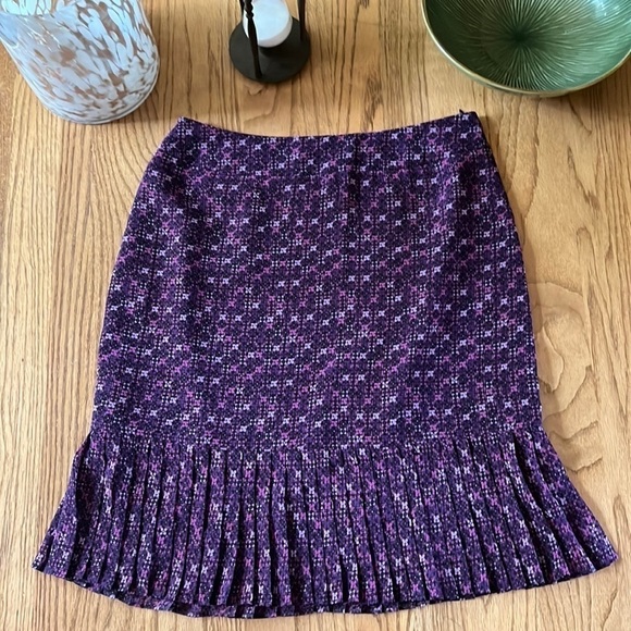 Worthington Dresses & Skirts - Worthington Skirt Women's 8 Petite Purple Tones Chiffon